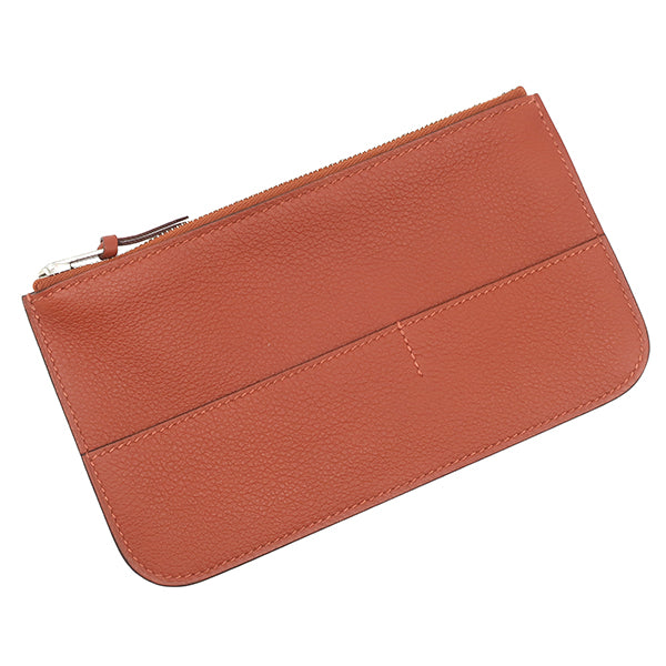 エルメス HERMES ドゴンデュオ ドゴンGM レッド系 エバーカラー 長財布