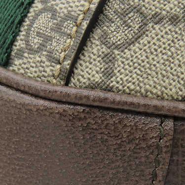 グッチ GUCCI オフィディア ボール型 517350 ベージュ×ブラウン GGスプリームキャンバス レザー 2WAYバッグ ヴィンテージ金具 シェリー ウェブ 茶