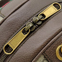 グッチ GUCCI オフィディア ボール型 517350 ベージュ×ブラウン GGスプリームキャンバス レザー 2WAYバッグ ヴィンテージ金具 シェリー ウェブ 茶