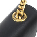 サンローラン SAINT LAURENT ケイト タッセル チェーンショルダー ブラック レザー ショルダーバッグ ゴールド金具 モノグラム カサンドラ 黒 肩掛け