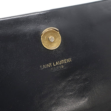 サンローラン SAINT LAURENT ケイト タッセル チェーンショルダー ブラック レザー ショルダーバッグ ゴールド金具 モノグラム カサンドラ 黒 肩掛け