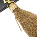 サンローラン SAINT LAURENT ケイト タッセル チェーンショルダー ブラック レザー ショルダーバッグ ゴールド金具 モノグラム カサンドラ 黒 肩掛け