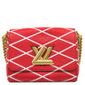 ルイヴィトン LOUIS VUITTON ツイスト マルタージュ M50118 レッド×ホワイト エピレザー ショルダーバッグ ゴールド金具 赤
