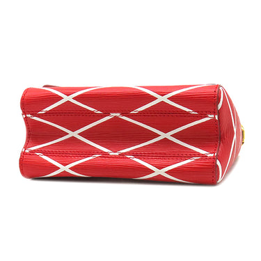 ルイヴィトン LOUIS VUITTON ツイスト マルタージュ M50118 レッド×ホワイト エピレザー ショルダーバッグ ゴールド金具 赤