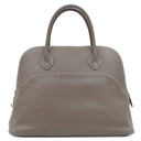 エルメス HERMES ボリード35 リラックス エタン シッキム ハンドバッグ シルバー金具 グレージュ