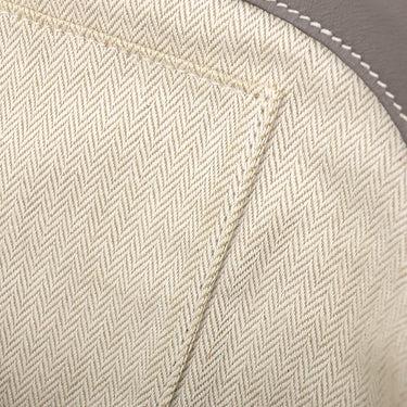 エルメス HERMES ボリード35 リラックス エタン シッキム ハンドバッグ シルバー金具 グレージュ