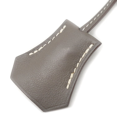 エルメス HERMES ボリード35 リラックス エタン シッキム ハンドバッグ シルバー金具 グレージュ
