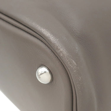 エルメス HERMES ボリード35 リラックス エタン シッキム ハンドバッグ シルバー金具 グレージュ