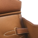 エルメス HERMES バーキン35 ゴールド トゴ ハンドバッグ ゴールド金具 茶