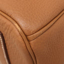 エルメス HERMES バーキン35 ゴールド トゴ ハンドバッグ ゴールド金具 茶
