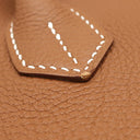 エルメス HERMES バーキン35 ゴールド トゴ ハンドバッグ ゴールド金具 茶