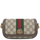 グッチ GUCCI オフィディア ミニバッグ 795466 ベージュ×エボニー GGスプリームキャンバス ショルダーバッグ ヴィンテージ金具 ウェブストライプ