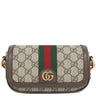 グッチ GUCCI オフィディア ミニバッグ 795466 ベージュ×エボニー GGスプリームキャンバス ショルダーバッグ ヴィンテージ金具 ウェブストライプ