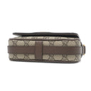 グッチ GUCCI オフィディア ミニバッグ 795466 ベージュ×エボニー GGスプリームキャンバス ショルダーバッグ ヴィンテージ金具 ウェブストライプ