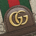 グッチ GUCCI オフィディア ミニバッグ 795466 ベージュ×エボニー GGスプリームキャンバス ショルダーバッグ ヴィンテージ金具 ウェブストライプ