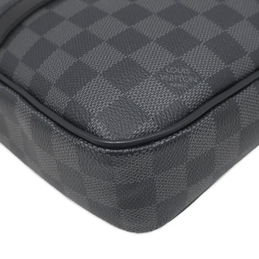 ルイヴィトン LOUIS VUITTON ポルトドキュマン ヴォワヤージュ N41478 ダミエグラフィット ダミエグラフィットキャンバス ビジネスバッグ シルバー金具 ビジネストート
