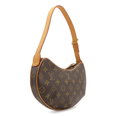 ルイヴィトン Louis Vuitton ポシェット クロワッサン M51510 モノグラム モノグラムキャンバス ショルダーバッグ ゴールド金具 茶