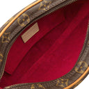 ルイヴィトン Louis Vuitton ポシェット クロワッサン M51510 モノグラム モノグラムキャンバス ショルダーバッグ ゴールド金具 茶