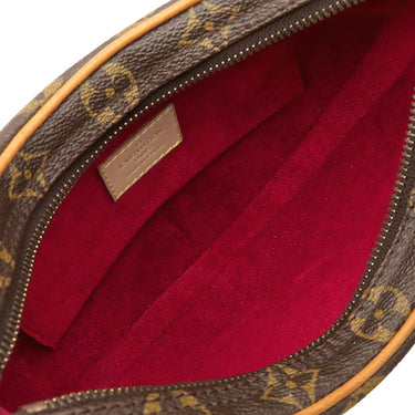 ルイヴィトン Louis Vuitton ポシェット クロワッサン M51510 モノグラム モノグラムキャンバス ショルダーバッグ ゴールド金具 茶