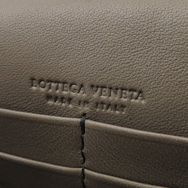 ボッテガヴェネタ Bottega Veneta チェーン ショルダー ベージュピンク×レッド レザー チェーンウォレット ゴールド金具 赤 ミニバッグ 財布