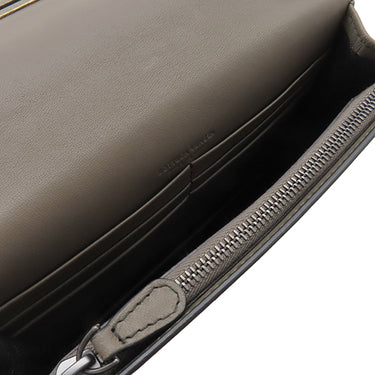 ボッテガヴェネタ Bottega Veneta チェーン ショルダー ベージュピンク×レッド レザー チェーンウォレット ゴールド金具 赤 ミニバッグ 財布