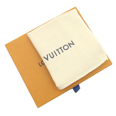 ルイヴィトン LOUIS VUITTON ポルトフォイユ ミュルティプル N63206 ネプテューヌ レザー ダミエアンフィニレザー 二つ折り財布 青 コンパクト 札入れ