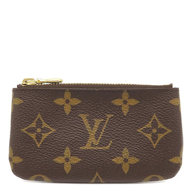 ルイヴィトン LOUIS VUITTON ポシェット クレ M62650 モノグラム モノグラムキャンバス コインケース ゴールド金具 茶 小銭入れ キーチェーン付き