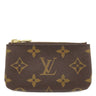 ルイヴィトン LOUIS VUITTON ポシェット クレ M62650 モノグラム モノグラムキャンバス コインケース ゴールド金具 茶 小銭入れ キーチェーン付き