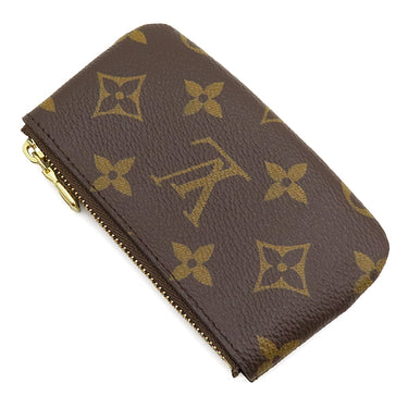 ルイヴィトン LOUIS VUITTON ポシェット クレ M62650 モノグラム モノグラムキャンバス コインケース ゴールド金具 茶 小銭入れ キーチェーン付き