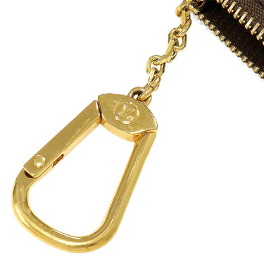 ルイヴィトン LOUIS VUITTON ポシェット クレ M62650 モノグラム モノグラムキャンバス コインケース ゴールド金具 茶 小銭入れ キーチェーン付き
