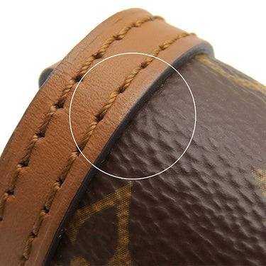 ルイヴィトン LOUIS VUITTON ポルトフォイユ ドーフィーヌ M68746 ブラウン×ベージュ レザー モノグラムキャンバス モノグラムリバースキャンバス 2WAYバッグ ゴールド金具 茶 チェーンショルダー クラッチ