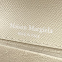 メゾン マルタン マルジェラ MAISON MARTIN MARGIELA スナッチト アシンメトリック マイクロ SB1WD0013 ライトグレー レザー グレイニーレザー 2WAYバッグ シルバー金具 白