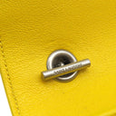 サンローラン Saint Laurent ベイビー チャイ 399289 イエロー レザー ショルダーバッグ シルバー金具 YSLロゴ チェーンバッグ ミニショルダー