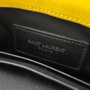 サンローラン Saint Laurent ベイビー チャイ 399289 イエロー レザー ショルダーバッグ シルバー金具 YSLロゴ チェーンバッグ ミニショルダー
