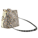 ルイヴィトン LOUIS VUITTON ネオノエ M44679 イヴォワール モノグラムキャンバス ショルダーバッグ ゴールド金具 アニマル柄 レオパード ゼブラ