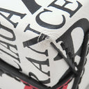バレンシアガ BALENCIAGA ボンジュールパリ ショッピング フォンホルダー 593826 1BW5N ホワイト×ブラック レザー ショルダーバッグ シルバー金具 白 黒