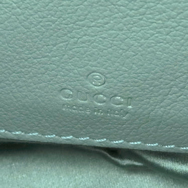 グッチ GUCCI GGマーモント ミニ スパンコール バケット 575163 エメラルド レザー スパンコール ショルダーバッグ ガンメタル金具 ダイアゴナル