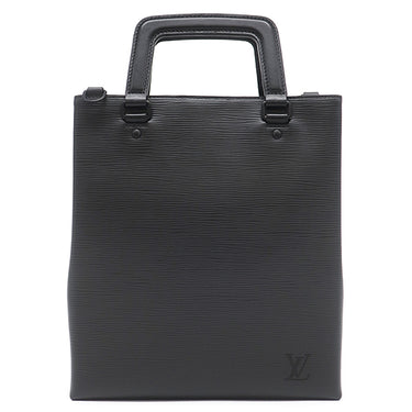 ルイヴィトン LOUIS VUITTON サックプラ フォールド M58497 ブラック エピレザー 2WAYバッグ マットブラック金具 黒 ショルダー トートバッグ