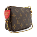 ルイヴィトン LOUIS VUITTON ポシェット アクセソワール 2015 クリスマス限定 M41655 モノグラム モノグラムキャンバス ハンドバッグ ゴールド金具 ミニバッグ
