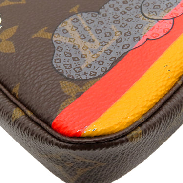 ルイヴィトン LOUIS VUITTON ポシェット アクセソワール 2015 クリスマス限定 M41655 モノグラム モノグラムキャンバス ハンドバッグ ゴールド金具 ミニバッグ