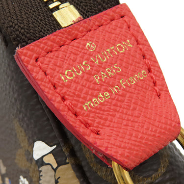 ルイヴィトン LOUIS VUITTON ポシェット アクセソワール 2015 クリスマス限定 M41655 モノグラム モノグラムキャンバス ハンドバッグ ゴールド金具 ミニバッグ
