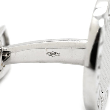 ブルガリ BVLGARI ブルガリブルガリ カフリンクス ホワイトゴールド K18WG カフス 18K 750 WG カフスボタン