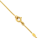 クリスチャン・ディオール Christian Dior リースモチーフ イエローゴールド K18YG ダイヤモンド ネックレス 2Pダイヤ 18K 750 YG