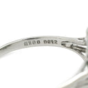 ノンブランド NON BRAND エメラルド 1.00ct ダイヤモンド グリーン×プラチナシルバー Pt900 エメラルド ダイヤモンド リング 指輪 緑 エメラルドカット プラチナ900 17.5号