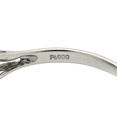 ノンブランド NON BRAND エメラルド 1.00ct ダイヤモンド グリーン×プラチナシルバー Pt900 エメラルド ダイヤモンド リング 指輪 緑 エメラルドカット プラチナ900 17.5号