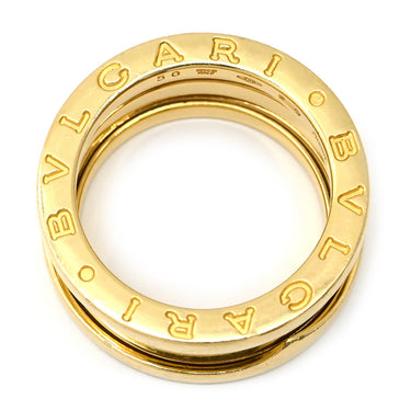 ブルガリ BVLGARI ビーゼロワン B-zero1 3バンド イエローゴールド K18YG #50 リング 指輪 Au750 18K 18金 9.5号