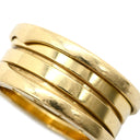 ブルガリ BVLGARI ビーゼロワン B-zero1 3バンド イエローゴールド K18YG #50 リング 指輪 Au750 18K 18金 9.5号