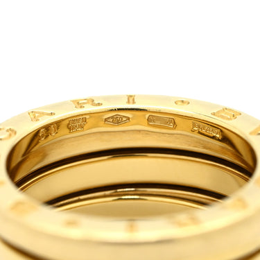 ブルガリ BVLGARI ビーゼロワン B-zero1 3バンド イエローゴールド K18YG #50 リング 指輪 Au750 18K 18金 9.5号