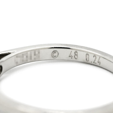 カルティエ Cartier ソリテール 1895 プラチナシルバー Pt950 ダイヤモンド #48(JP8) リング 指輪 ダイヤモンド ブリリアントカット 立爪 7.5号