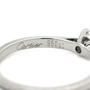 カルティエ Cartier ソリテール 1895 プラチナシルバー Pt950 ダイヤモンド #48(JP8) リング 指輪 ダイヤモンド ブリリアントカット 立爪 7.5号